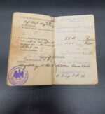 Wehrpass, Soldbuch, Militärpaß und Dokumente des Gefreiten Selmar Weide aus Grosswerther (Nordhausen), Teilnahme 1. & 2. Weltkrieg – Bild 16