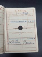 Wehrpass, Soldbuch, Militärpaß und Dokumente des Gefreiten Selmar Weide aus Grosswerther (Nordhausen), Teilnahme 1. & 2. Weltkrieg – Bild 5