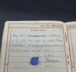 Wehrpass, Soldbuch, Militärpaß und Dokumente des Gefreiten Selmar Weide aus Grosswerther (Nordhausen), Teilnahme 1. & 2. Weltkrieg – Bild 8