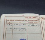 Wehrpass, Soldbuch, Militärpaß und Dokumente des Gefreiten Selmar Weide aus Grosswerther (Nordhausen), Teilnahme 1. & 2. Weltkrieg – Bild 10