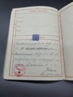 Wehrpass, Soldbuch, Militärpaß und Dokumente des Gefreiten Selmar Weide aus Grosswerther (Nordhausen), Teilnahme 1. & 2. Weltkrieg – Bild 11