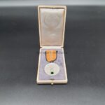 Deutsche Olympia Erinnerungsmedaille 1936 im Etui