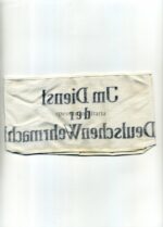 Wehrmacht, Armbinde für Zivilangehörige der Wehrmacht "Im Dienst der Deutschen Wehrmacht" – Bild 3