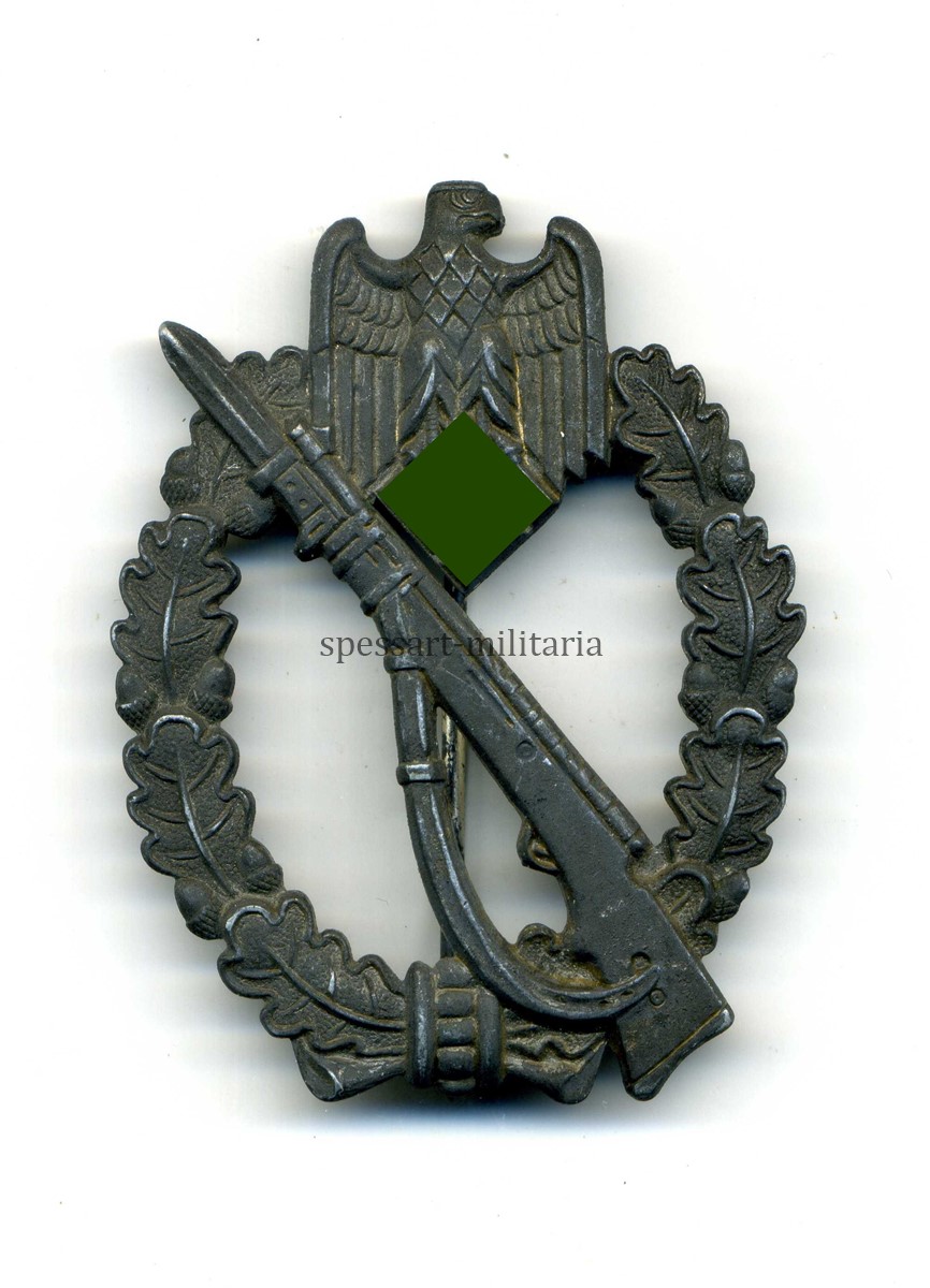 img622z Infanterie Sturmabzeichen in Silber, Hst. Fritz Zimmermann, Stuttgart – Bild 1