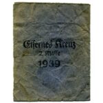 Verleihungstüte Eisernes Kreuz 2. Klasse 1939, Hst. 132 (Franz Reischauer, Oberstein)