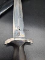 M33 SS-Dienstdolch mit Steilgehänge, des Doppelherstellers RZM 941 / 38 SS Eickhorn Solingen, - MINT – Bild 8