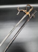 Weimarer Republik Reichswehr Säbel für Offiziere schlichter Ausführung, Clemen & Jung Waffen- und Metallwarenfabrik (Cqh),  Solingen – Bild 2