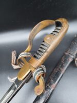 Weimarer Republik Reichswehr Säbel für Offiziere schlichter Ausführung, Clemen & Jung Waffen- und Metallwarenfabrik (Cqh),  Solingen – Bild 8