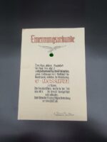 Luftwaffe Ernennungsurkunde 