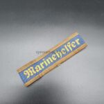 Marine-HJ Ärmelband "Marinehelfer für Oberhelfer im Dienst der Kriegsmarine"