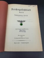 Reichsgesetzblatt Teil II Jahrgang 1940 – Bild 2