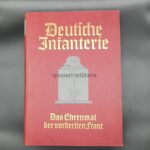Deutsche Infanterie, Das Ehrenmal der vordersten Front