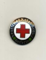 DRK Deutsches Rotes Kreuz Helferin Brosche