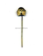 Anstecknadel SS-Totenkopf/Panzertruppe – Bild 2