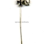 Anstecknadel Eisernes Kreuz 1939 2.Klasse und Infanterie-Sturmabzeichen in Silber, Ausführung 1957