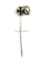 Anstecknadel Eisernes Kreuz 1939 2.Klasse und Infanterie-Sturmabzeichen in Silber, Ausführung 1957