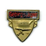 Anstecknadel 3.Reich Gebirgsjäger