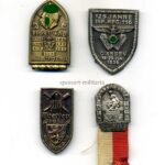 4x Tagungsabzeichen Inf. Rgt.116er Giessen, selten