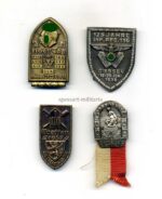 4x Tagungsabzeichen Inf. Rgt.116er Giessen, selten
