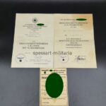 Urkunden Uffz. 8./Eisb.Pi.Regt.1