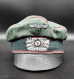 Wehrmacht Heer Feldmütze alter Art für einen Offizier im Generalstab Erel – Bild 2