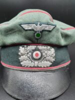 Wehrmacht Heer Feldmütze alter Art für einen Offizier im Generalstab Erel – Bild 4