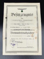 Urkunden III.J.G.77, Füs.Batl.340 – Bild 2