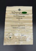 Urkunden 7. Artillerie Regiment 186 – Bild 2