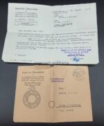 Wehrpass Inf Rgt 389. gefallen – Bild 2