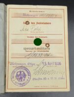 Wehrpass Inf Rgt 389. gefallen – Bild 3