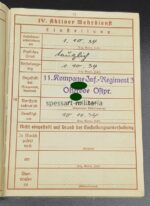 Wehrpass Inf Rgt 389. gefallen – Bild 6