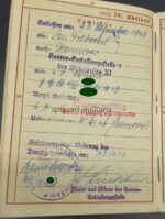 Wehrpass Inf. Rgt. 348 San. Feldwebel – Bild 10