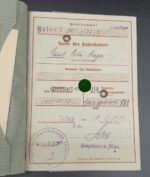 Wehrpass Freiwilliger Inf.Ers.Btl 313, gefallen – Bild 2