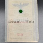Wehrpass 4.Inf.Ers.Btl 37 Russland