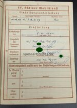 Wehrpass 4.Inf.Ers.Btl 37 Russland – Bild 6