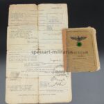Soldbuch 8.Inf.Rgt.389, Bau Btl.4