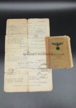 Soldbuch 8.Inf.Rgt.389, Bau Btl.4