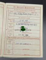 Wehrpass eines Obergefreiten aus Chemnitz, 4.Ln.Flugs.Rgt.Reich – Bild 5