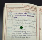 Wehrpass eines Obergefreiten aus Chemnitz, 4.Ln.Flugs.Rgt.Reich – Bild 9