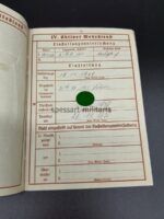 Wehrpass eines Uffz aus Roßwein(Leipzig Döbeln) Kradschützen Bataillon 54 – Bild 7