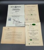 Urkunden einen Infanteristen