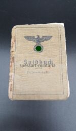 Soldbuch Artillerie Regiment 11