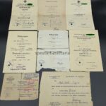 Urkunden Gren. Rgt 368. Pion.Zug 230, Partisanenkampf