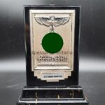 Plakette "Arbeit adelt“ Reichsarbeitsdienst 9/12 Lachen-Speyerdorf