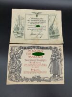 2x Spendenurkunde