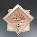NSKK Teilnehmerplakette  „Ostfriesische Gelände- und Orientierungsfahrt 23.8.1936 NSKK Motorbrigade Nordsee“