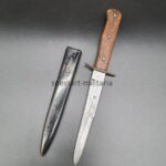 Kampfmesser / Stiefelmesser / Grabendolch der Luftwaffe mit LW Abnahme.