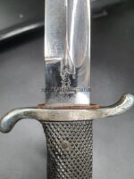 Feuerwehr III. Reich Extra Seitengewehr, lange Ausführung, mit Koppelschuh E.Pack & Söhne, Solingen – Bild 3