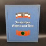 Buch im gleichen Schritt und Tritt, mit beiden Schellackplatten