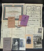 Urkunden eines Tapferen Hessen im 2. Großherzoglich Hessischen Feldartillerie-Regiment Nr. 61 Babenhausen/Darmstadt